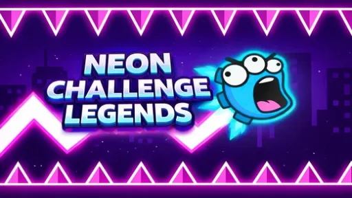 Neon Challenge Legends – Free  Jumping Game Image at Neonchallengelegends.io